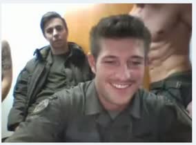 Australian soldiers messing around on webcam